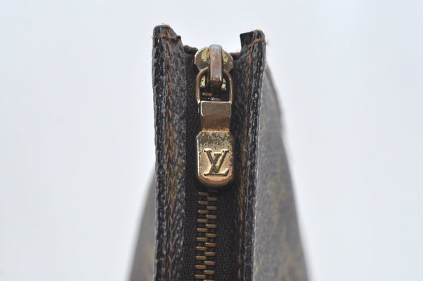 Auth Louis Vuitton Monogram Poche Toilette 26 Cosmetics Pouch Old Model LV K1699