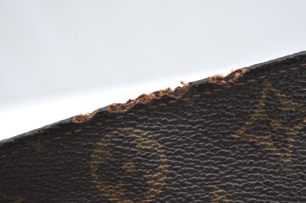 Auth Louis Vuitton Monogram Poche Toilette 26 Cosmetics Pouch Old Model LV K1699