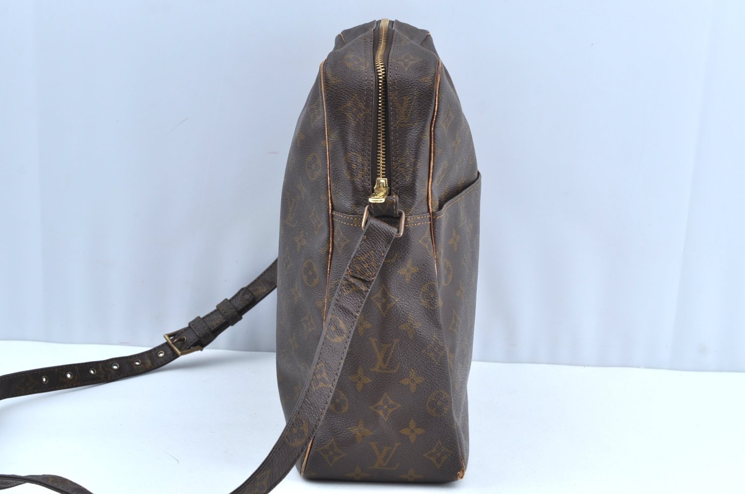Authentic Louis Vuitton Monogram Marceau Shoulder Cross Body Bag M40264 LV K1714