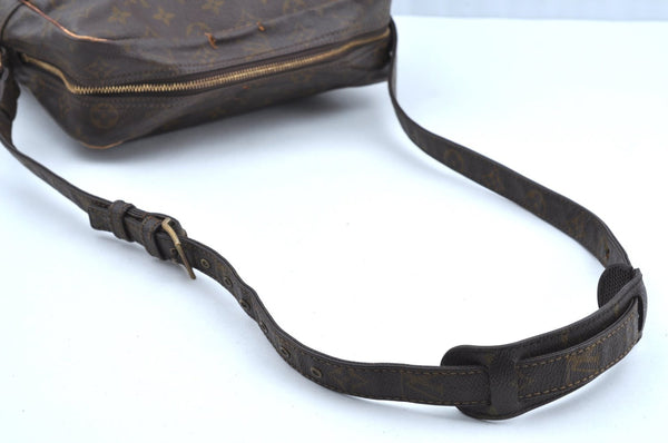 Authentic Louis Vuitton Monogram Marceau Shoulder Cross Body Bag M40264 LV K1714