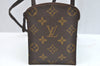 Auth Louis Vuitton Monogram Pochette Secret Shoulder Bag Pouch Old Model K1744