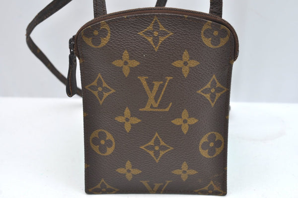 Auth Louis Vuitton Monogram Pochette Secret Shoulder Bag Pouch Old Model K1744
