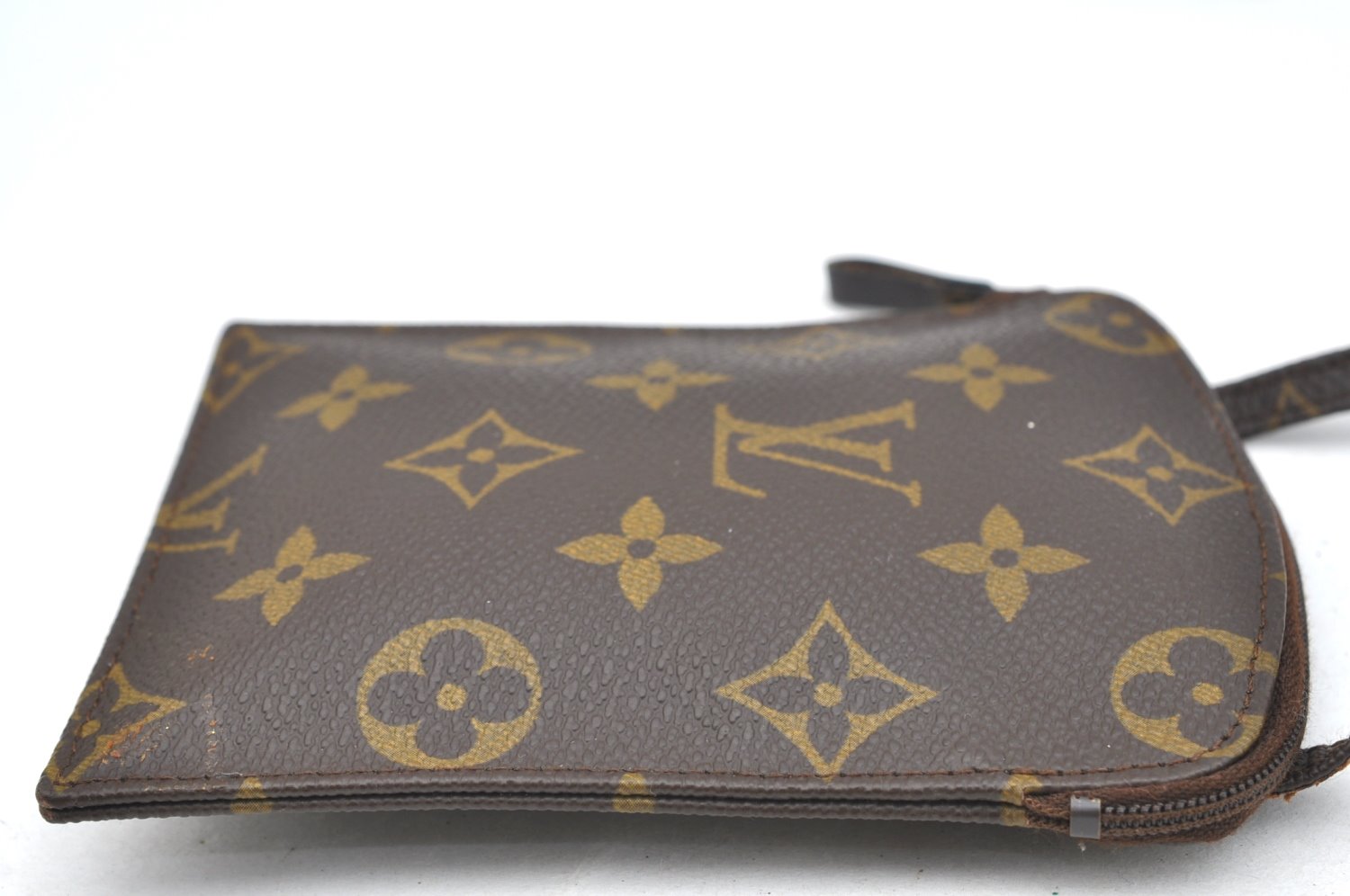 Auth Louis Vuitton Monogram Pochette Secret Shoulder Bag Pouch Old Model K1744