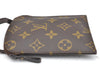 Auth Louis Vuitton Monogram Pochette Secret Shoulder Bag Pouch Old Model K1744