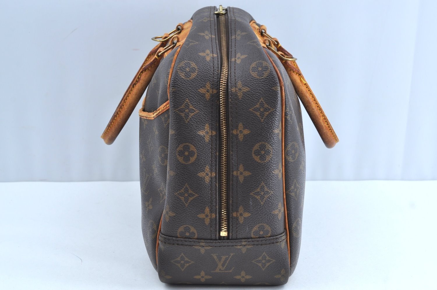 Authentic Louis Vuitton Monogram Deauville Hand Bag M47270 LV K1774