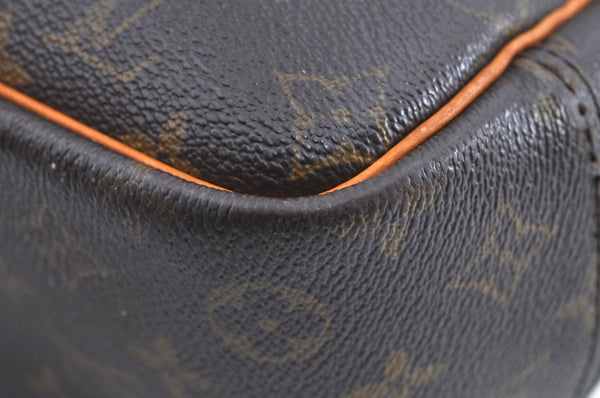 Authentic Louis Vuitton Monogram Deauville Hand Bag M47270 LV K1774