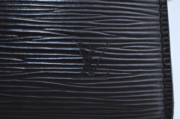 Authentic Louis Vuitton Epi Pochette Accessoires Pouch Black M52942 Junk K1880