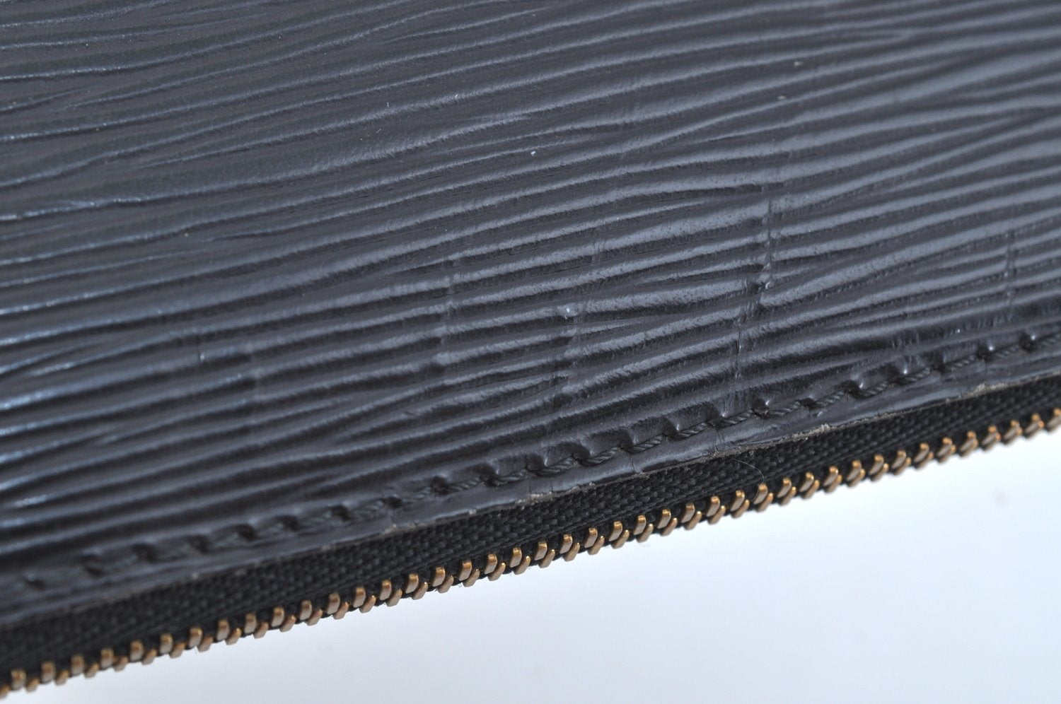 Authentic Louis Vuitton Epi Pochette Accessoires Pouch Black M52942 Junk K1880