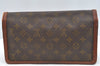 Auth Louis Vuitton Monogram Pochette Dame GM Clutch Hand Bag Old Model LV K1998