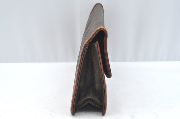 Auth Louis Vuitton Monogram Pochette Dame GM Clutch Hand Bag Old Model LV K1998