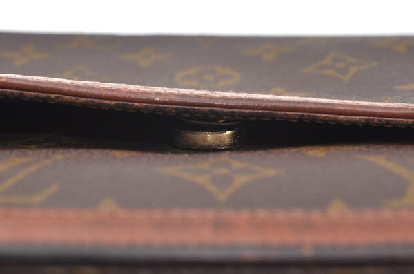 Auth Louis Vuitton Monogram Pochette Dame GM Clutch Hand Bag Old Model LV K1998