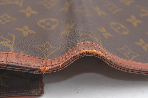 Auth Louis Vuitton Monogram Pochette Dame GM Clutch Hand Bag Old Model LV K1998