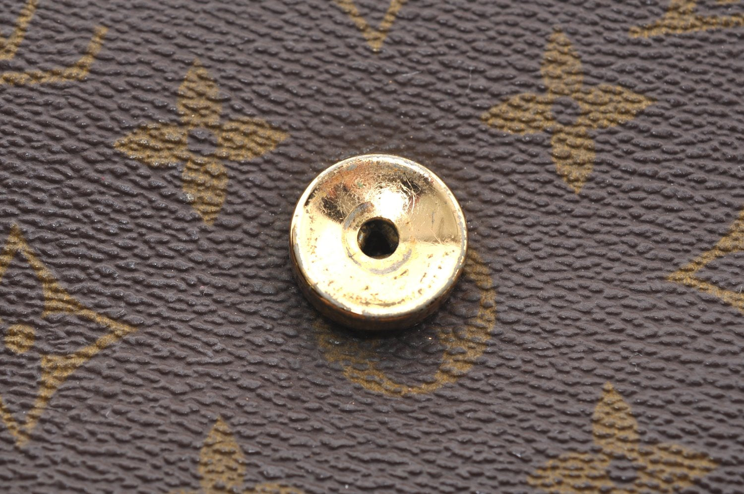 Auth Louis Vuitton Monogram Pochette Dame GM Clutch Hand Bag Old Model LV K1998