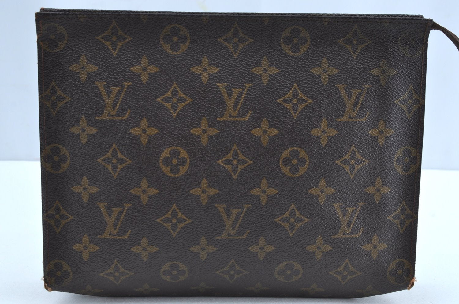 Auth Louis Vuitton Monogram Poche Toilette 26 Cosmetics Pouch Old Model K2003