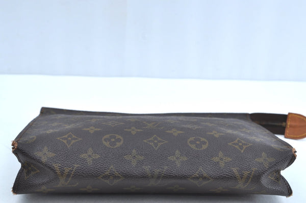Auth Louis Vuitton Monogram Poche Toilette 26 Cosmetics Pouch Old Model K2003