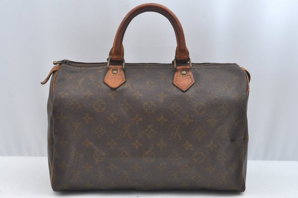 Authentic Louis Vuitton Monogram Speedy 30 Hand Boston Bag Old Model LV K2023