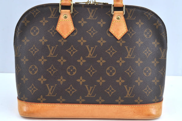 Authentic Louis Vuitton Monogram Alma Hand Bag Purse M51130 LV K2176