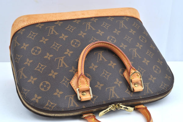 Authentic Louis Vuitton Monogram Alma Hand Bag Purse M51130 LV K2176