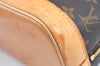 Authentic Louis Vuitton Monogram Alma Hand Bag Purse M51130 LV K2176