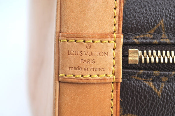 Authentic Louis Vuitton Monogram Alma Hand Bag Purse M51130 LV K2176