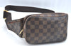 Authentic Louis Vuitton Damier Geronimos Waist Body Bag N51994 LV K2356