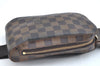 Authentic Louis Vuitton Damier Geronimos Waist Body Bag N51994 LV K2356