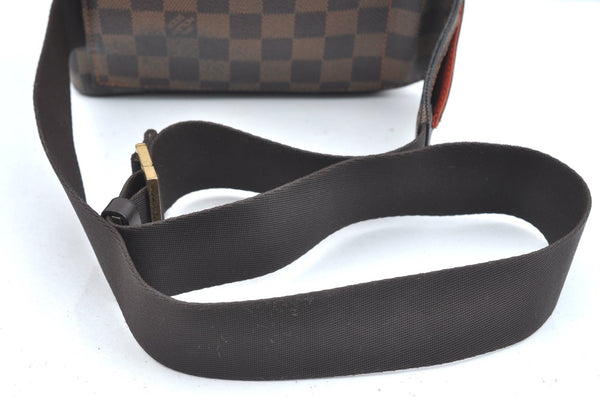 Authentic Louis Vuitton Damier Geronimos Waist Body Bag N51994 LV K2356