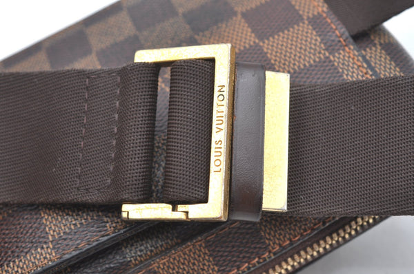 Authentic Louis Vuitton Damier Geronimos Waist Body Bag N51994 LV K2356