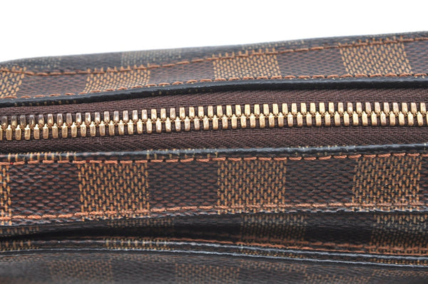Authentic Louis Vuitton Damier Geronimos Waist Body Bag N51994 LV K2356