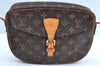 Auth Louis Vuitton Monogram Jeune Fille MM M51226 Shoulder Cross Bag Junk K2734