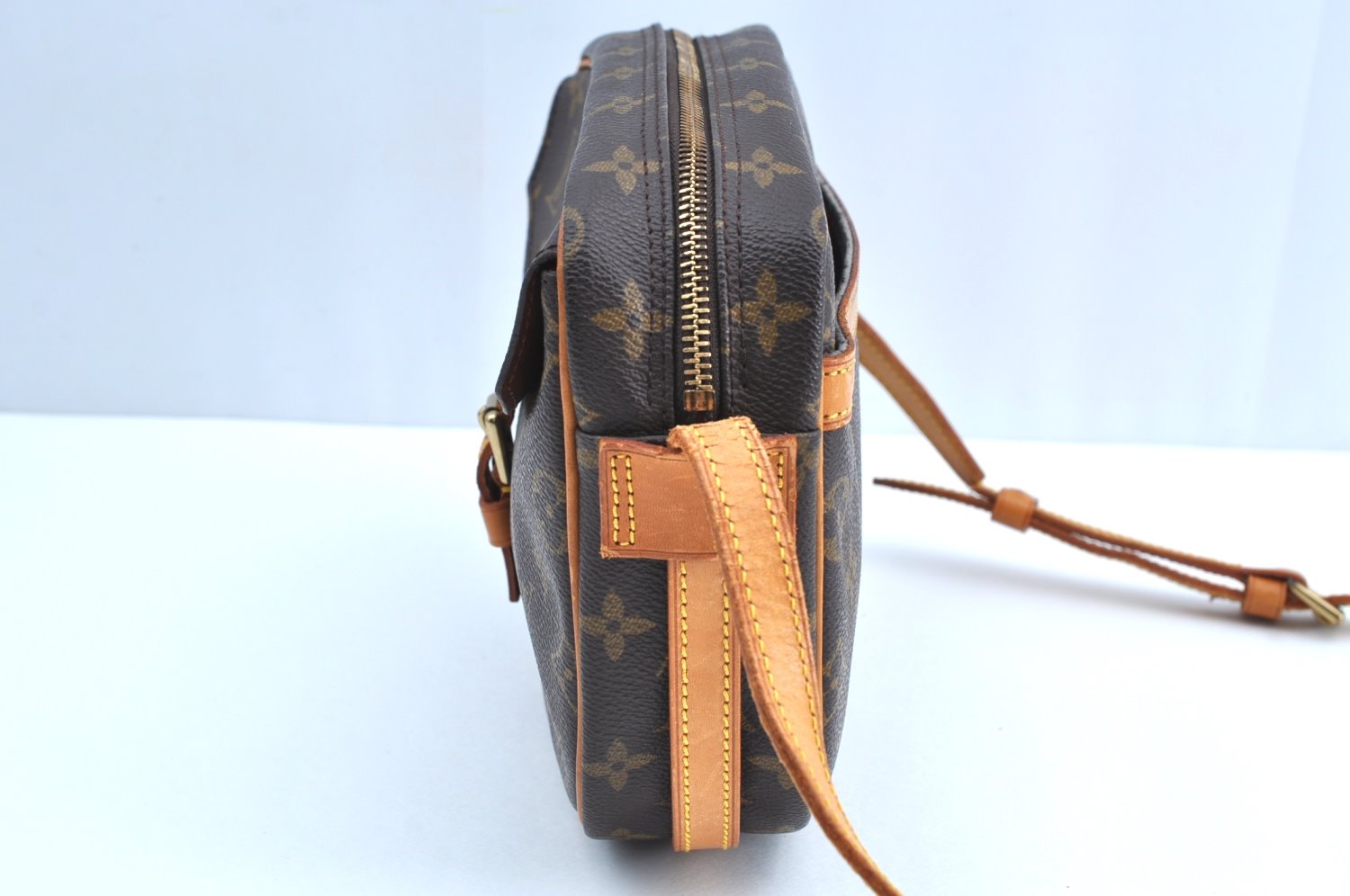 Auth Louis Vuitton Monogram Jeune Fille MM M51226 Shoulder Cross Bag Junk K2734