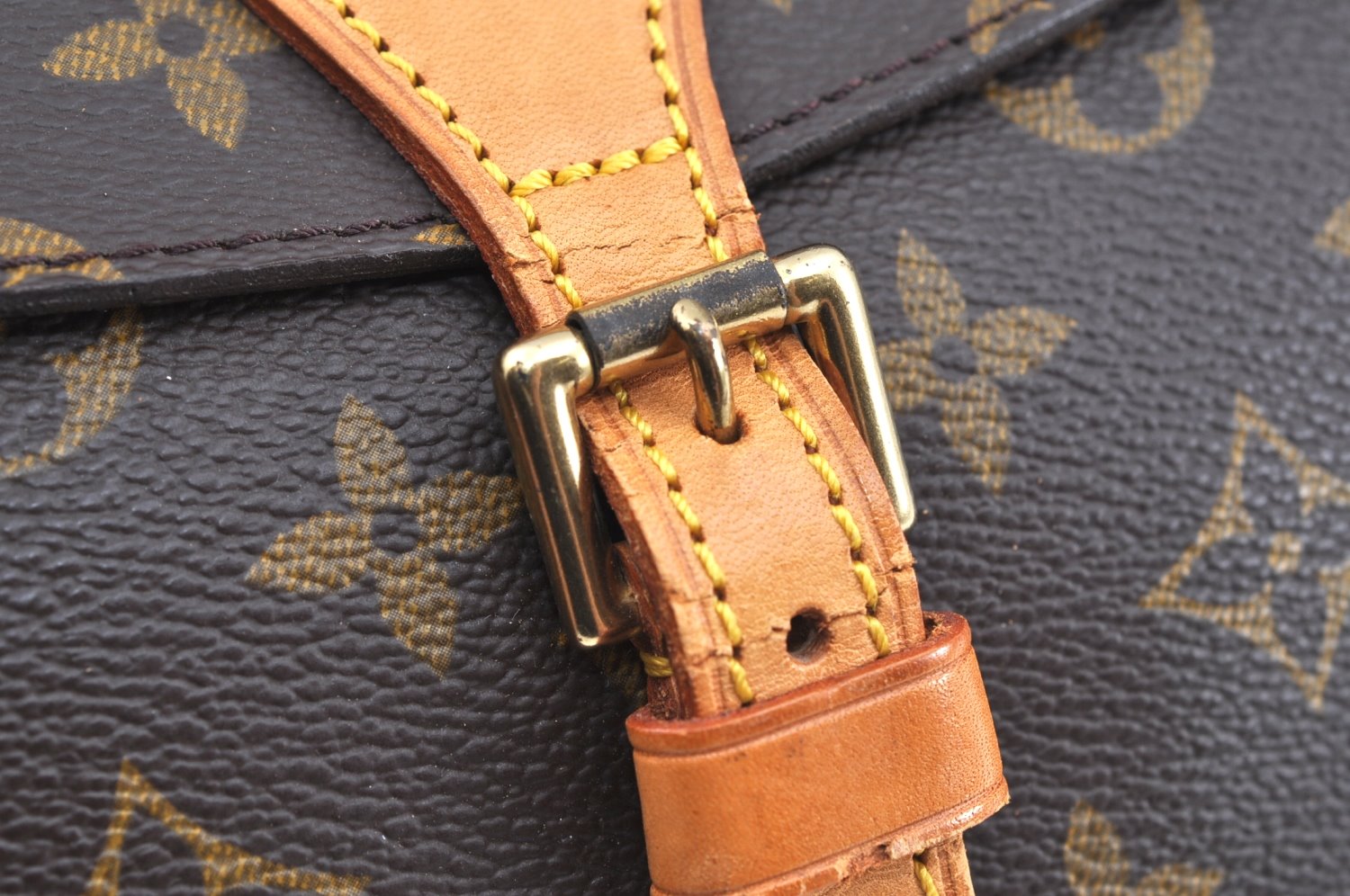 Auth Louis Vuitton Monogram Jeune Fille MM M51226 Shoulder Cross Bag Junk K2734