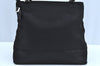 Authentic GUCCI Bamboo 2Way Shoulder Hand Bag Purse Nylon Leather Black K3713