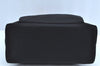 Authentic GUCCI Bamboo 2Way Shoulder Hand Bag Purse Nylon Leather Black K3713