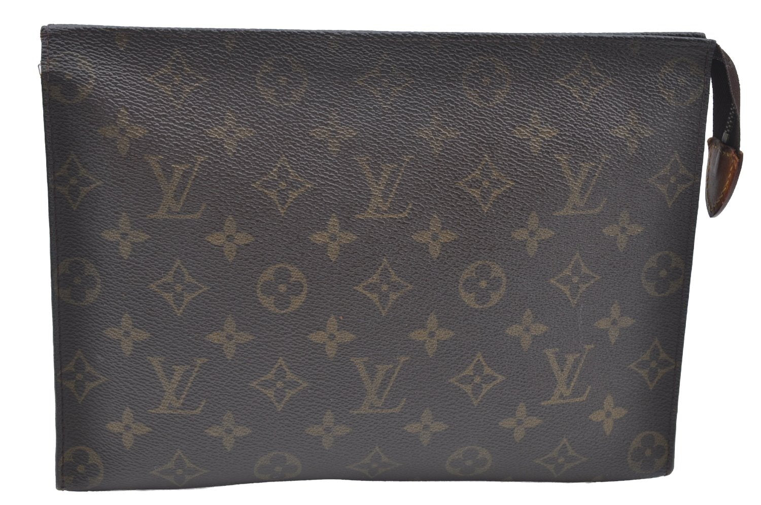 Authentic Louis Vuitton Monogram Poche Toilette 26 Cosmetics Pouch Junk K4036