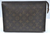 Authentic Louis Vuitton Monogram Poche Toilette 26 Cosmetics Pouch Junk K4036