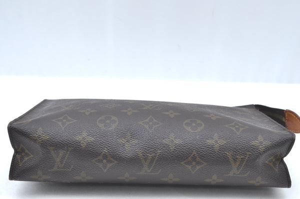Authentic Louis Vuitton Monogram Poche Toilette 26 Cosmetics Pouch Junk K4036
