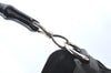 Authentic GUCCI Bamboo Shoulder Hand Bag Nylon Leather 0011577 Black K4037