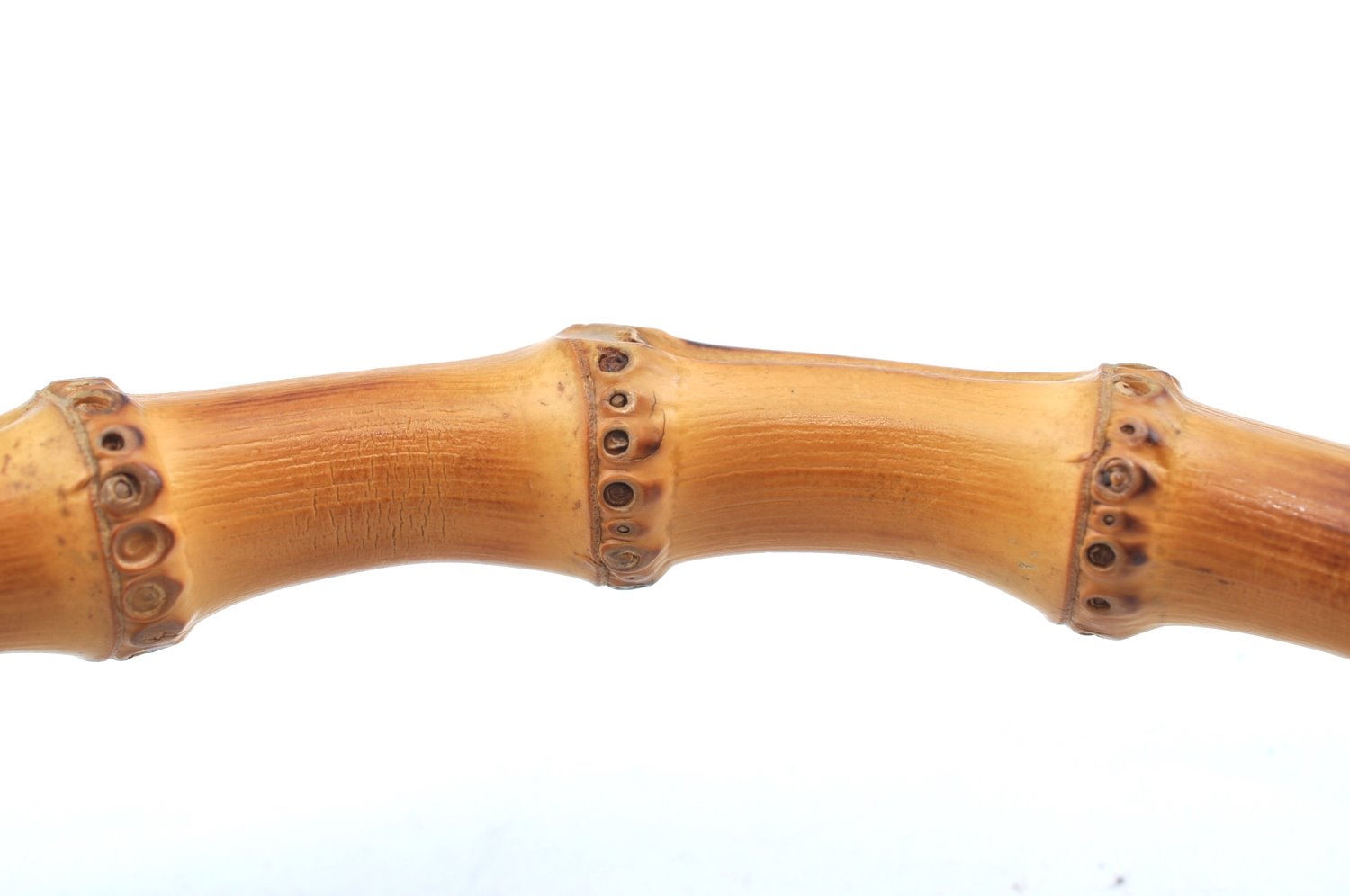 Authentic GUCCI Bamboo 2Way Shoulder Bag Nylon Enamel Gray K4038