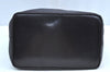 Authentic GUCCI Bamboo 2Way Shoulder Bag Nylon Enamel Gray K4038