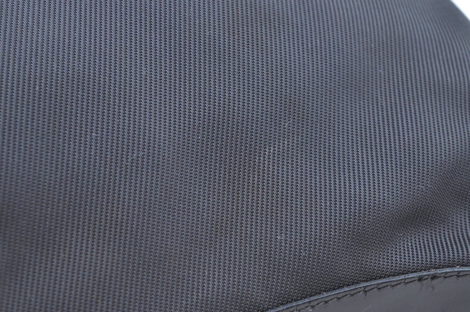 Authentic GUCCI Bamboo 2Way Shoulder Bag Nylon Enamel Gray K4038