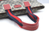 Authentic GUCCI Sherry Line GG Crystal Tote Bag PVC Leather 155524 Navy K4041