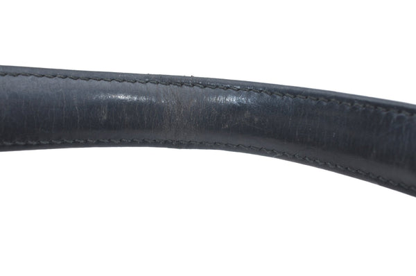 Authentic GUCCI Vintage Shoulder Hand Bag Nylon Leather Black  K4045