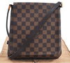 Auth Louis Vuitton Damier Musette Salsa Long Shoulder Cross Bag LV Junk K4049