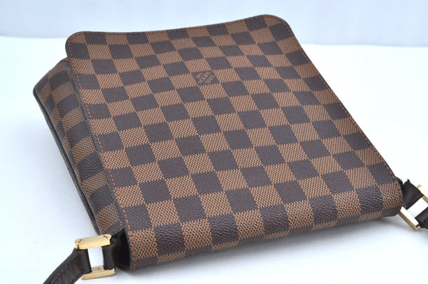 Auth Louis Vuitton Damier Musette Salsa Long Shoulder Cross Bag LV Junk K4049