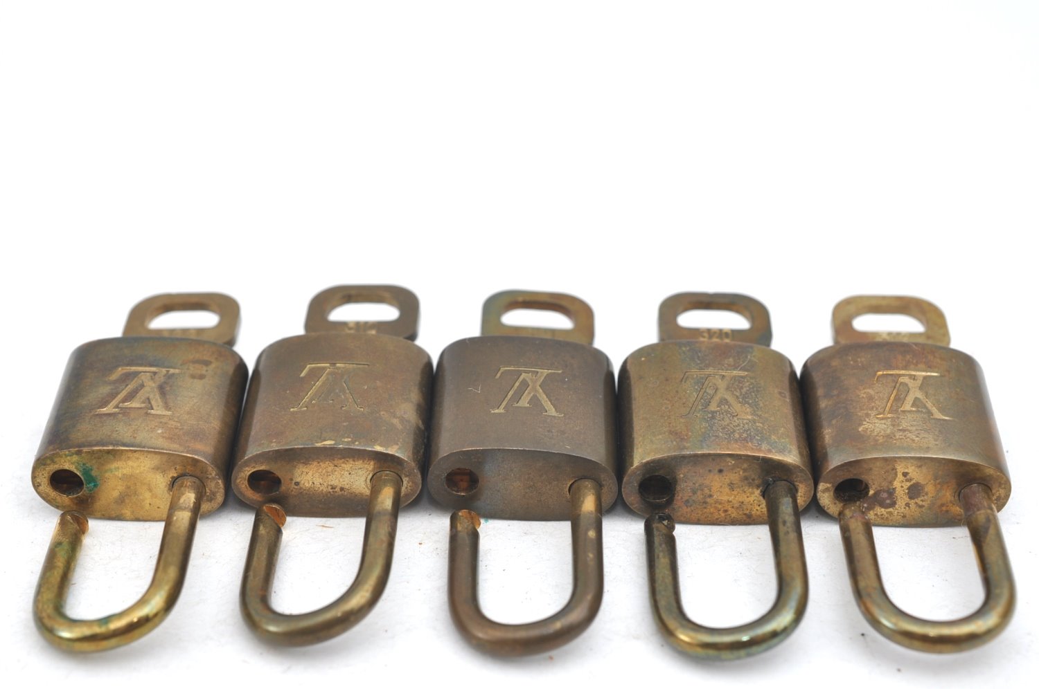 Authentic Louis Vuitton Padlock & Keys 10Set LV K4050