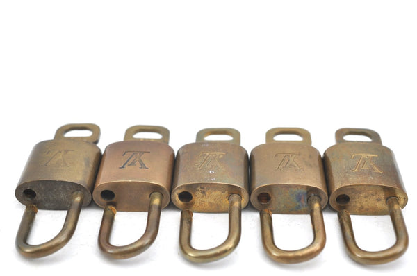 Authentic Louis Vuitton Padlock & Keys 10Set LV K4051