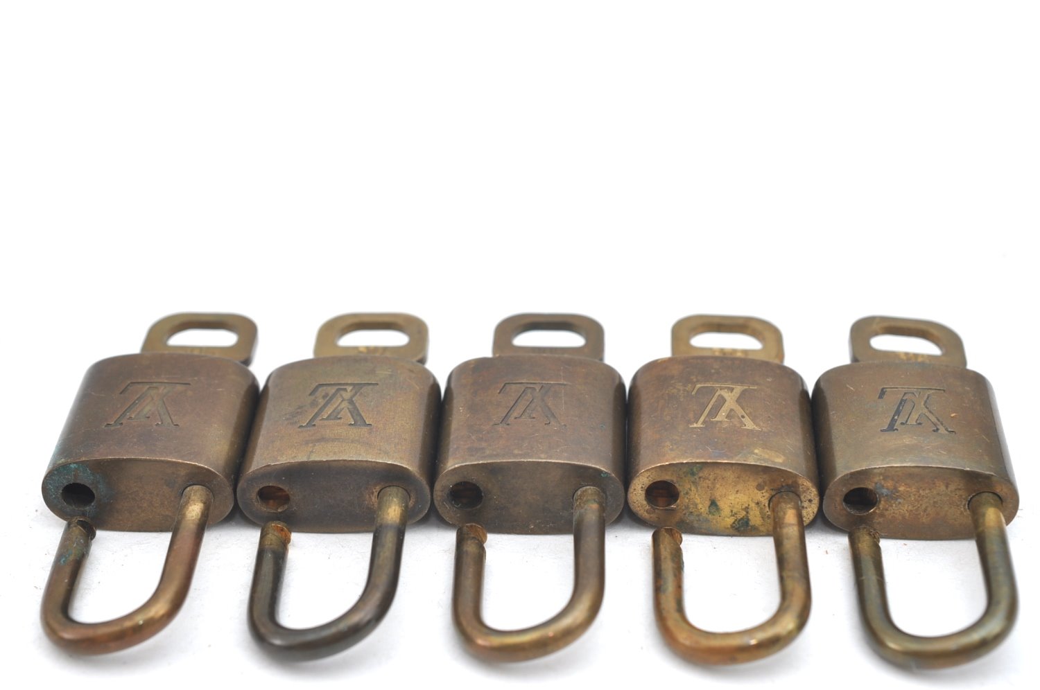 Authentic Louis Vuitton Padlock & Keys 10Set LV K4053