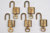 Authentic Louis Vuitton Padlock & Keys 10Set LV K4054