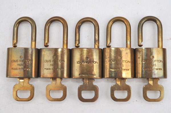 Authentic Louis Vuitton Padlock & Keys 10Set LV K4054